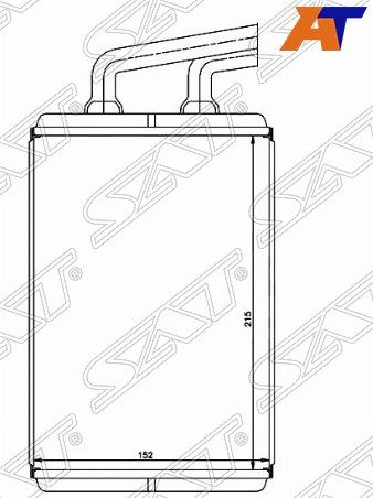 Радиатор отопителя салона Hyundai Elantra