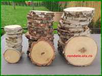 rondele din lemn natural uscat martisor, brosuri, blank