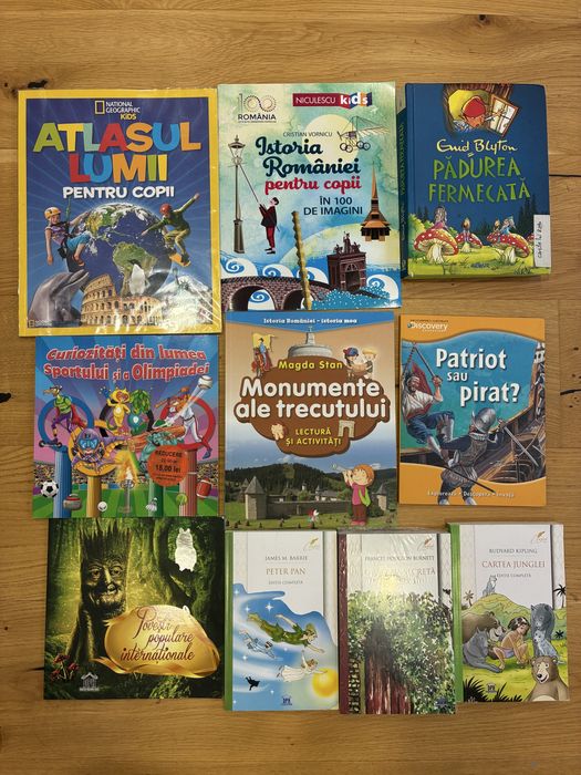 Carti scoala, atlas, povesti noi