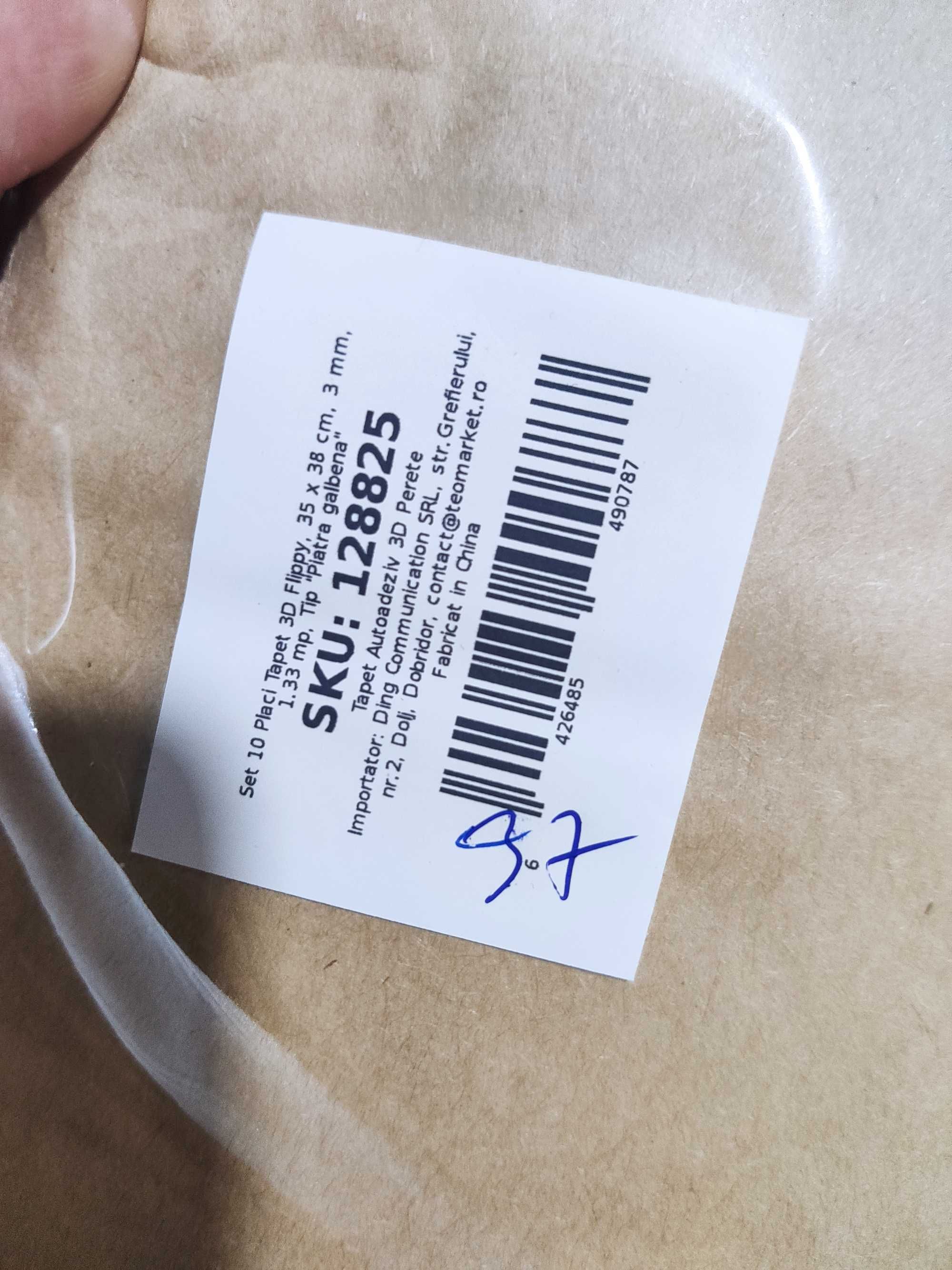 10x Plăci autoadezive / Tapet 3D
