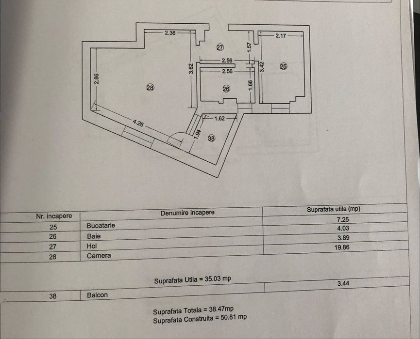 Garsoniera mamaia nord vis a vis Hotel Opera , White tower