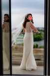 Rochie mireasa superba si voal 3M