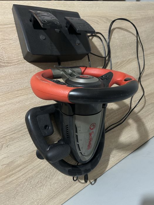 Volan gaming cu pedale Mavro Scorpio