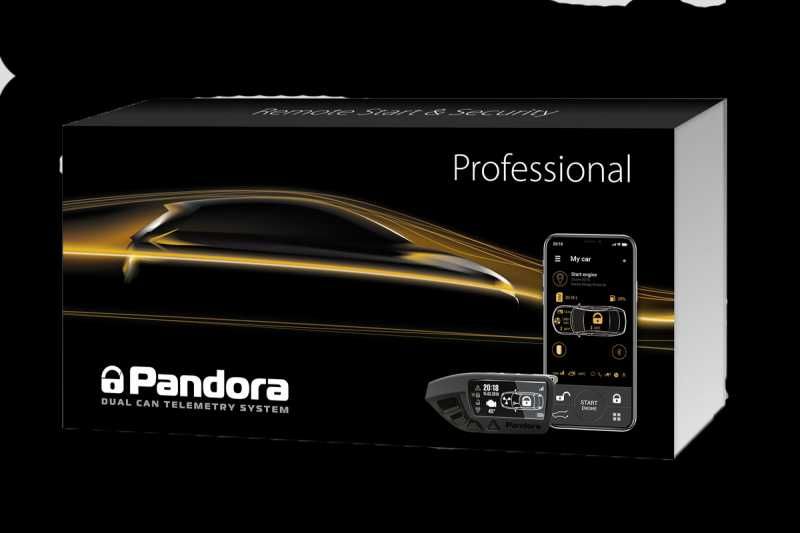 Alarma auto Pandora Professional cu pager, GSM, pornire motor si GPS