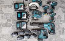 Makita, импакт, перфоратор, циркуляр , инструменти машини