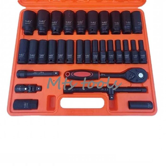 Trusa chei tubulare impact lungi 1/2" 32 piese