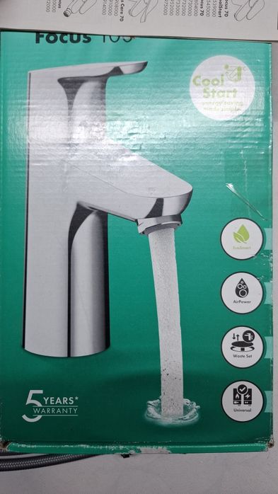 Смесител за мивка за баня  Hansgrohe Focus 100, 31607000