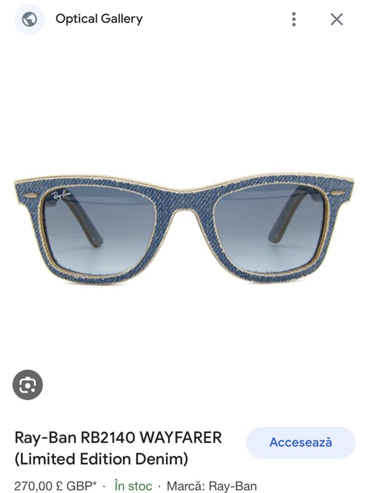 Ochelari Ray Ban model rar