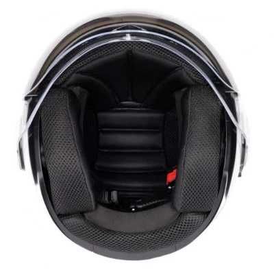 Мото Каска за  чопър скутер AGV ETERES MONO  Black,вградени очила