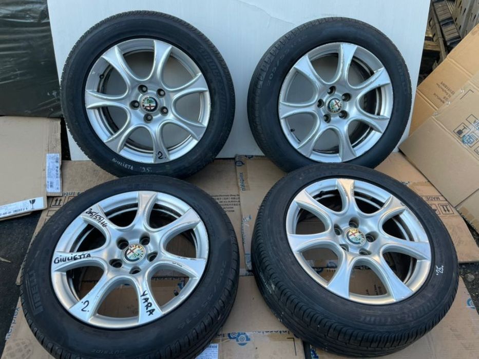 Jante aliaj ALFA ROMEO GIULIETTA an 2013 cu cauciucuri vara 205/55R16