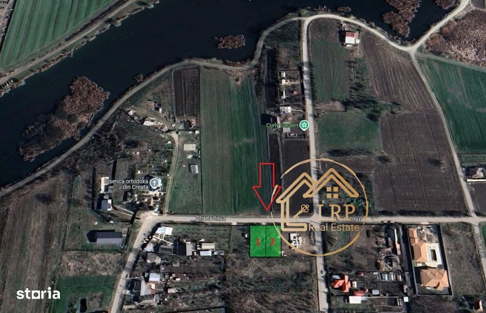 Dascalu-Creata-1000mp intravilan, str.Oituz, stradal, parcelabil