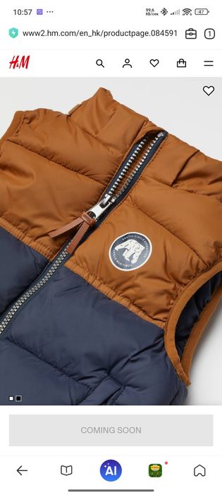 Елече с качулка за момче H&M