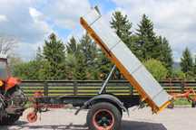 remorca basculabila 8 tonne dupa tractor