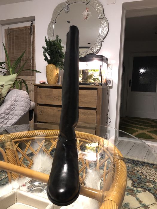 Cizme lungi noi din piele 40