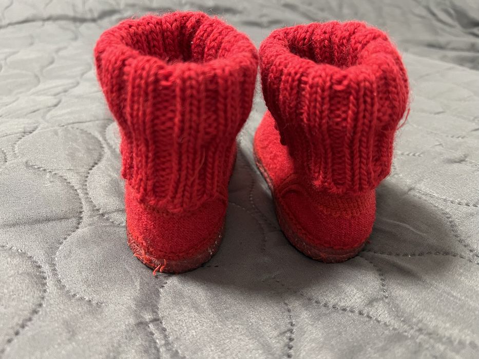 Papuci de casa din lana, Haflinger, marimea 22