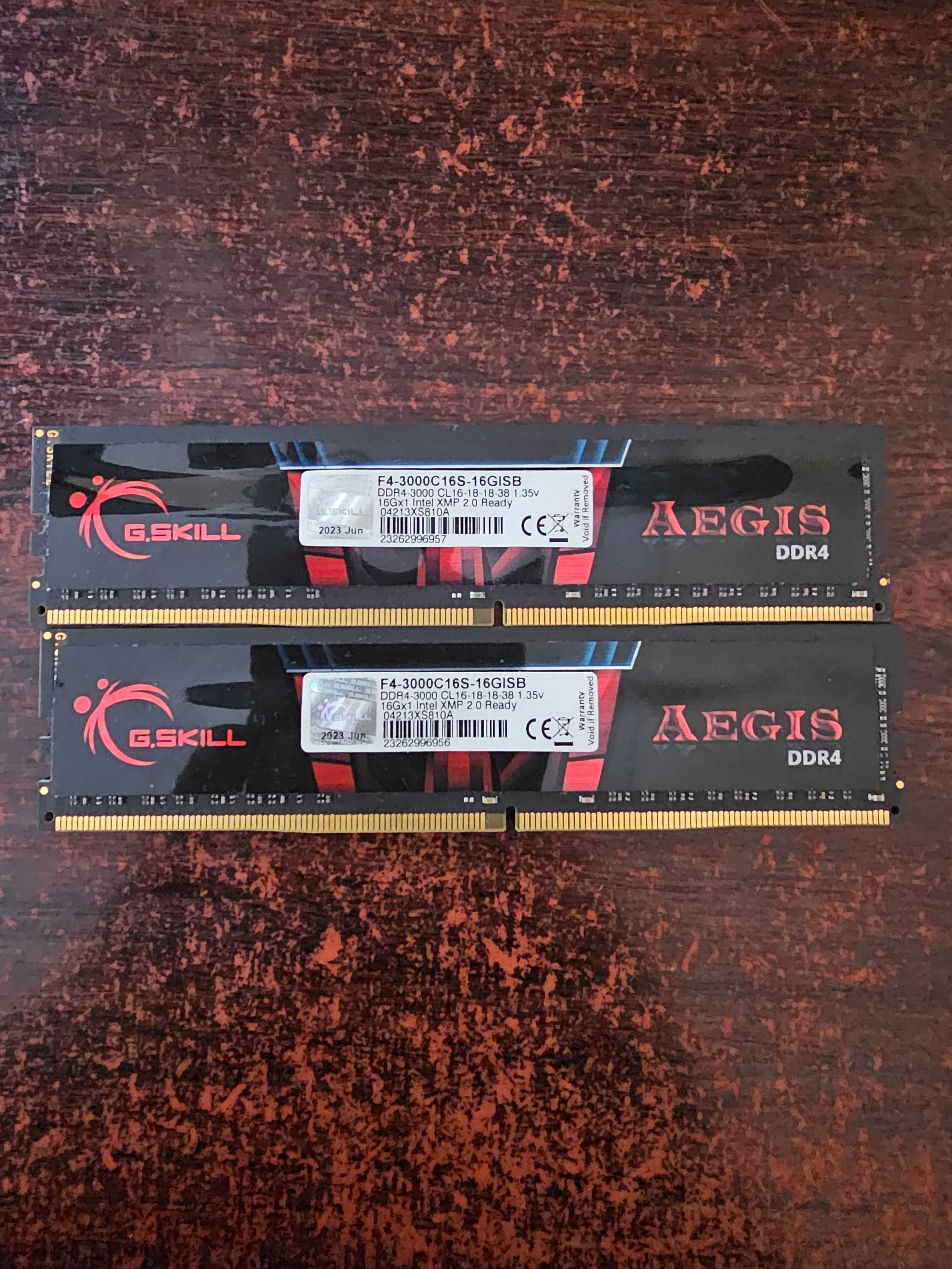 G.SKILL Aegis 2x16GB DDR4 3000MHz 7 год. Гаранция