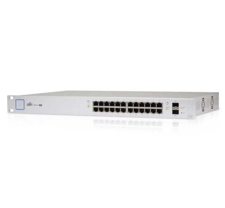 Switch PoE Ubiquiti UniFi cu 24 porturi Gigabit, 2xSFP - US-24-250W