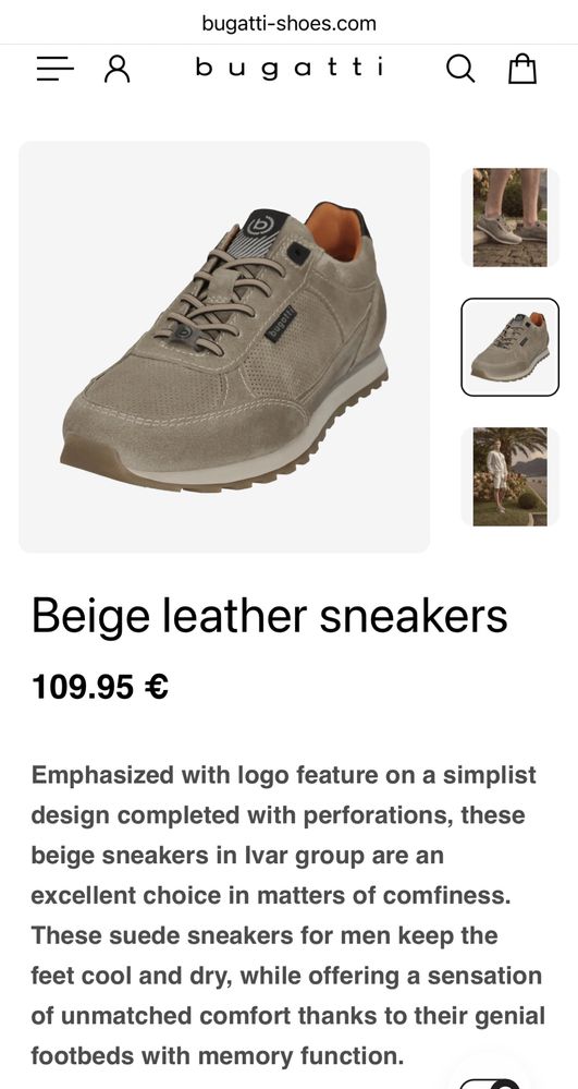 Bugatti Leather Sneakers ОРИГИНАЛНИ мъжки скикърси/естествена кожа 42