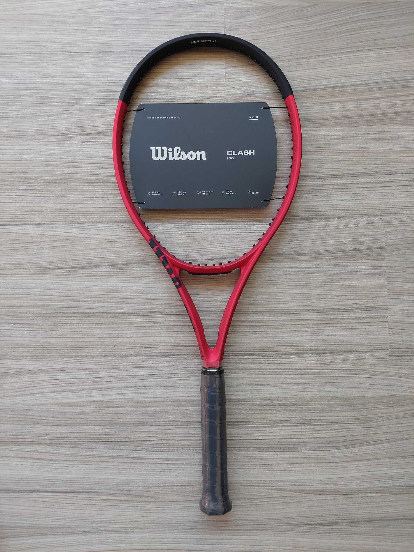 Wilson CLASH 100 V2.0 НОВА тенис ракета