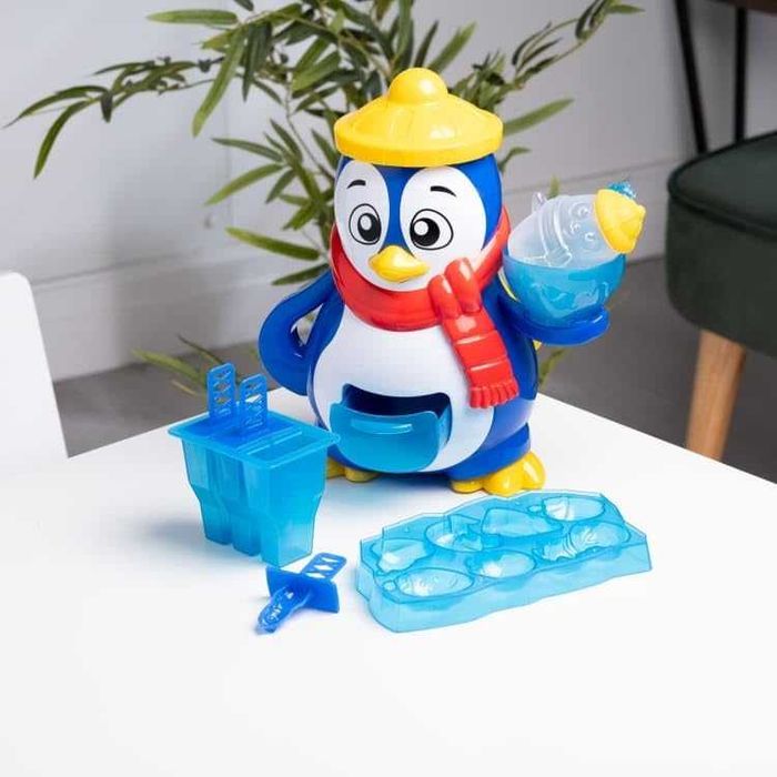 Детски уред за ледени десерти пингвин машина за натрошен лед, близалки