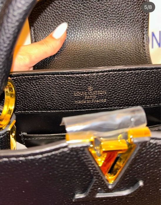 Geanta Louis Vuitton Capucines pe comanda piele naturala