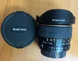 Obiectiv foto SamYang 8 mm f/3.5 Fish-Eye CS
