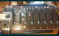 Placa de baza minat, procesor i5/ 8x PCI-E16x 8Gb RAM/ 128 G SSD