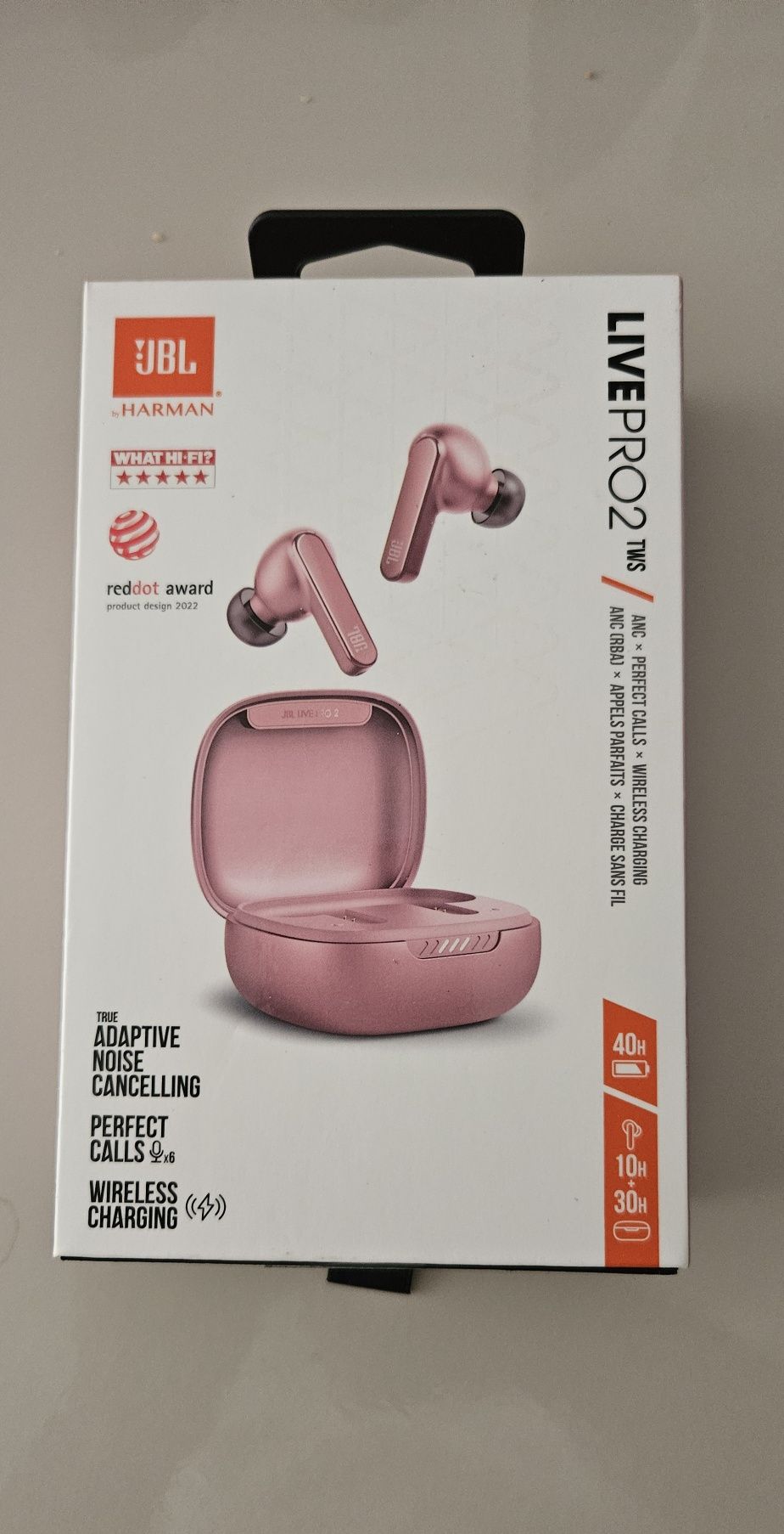Casti audio in-ear JBL Live Pro 2 Noise Cancelling JBL Signature Sound