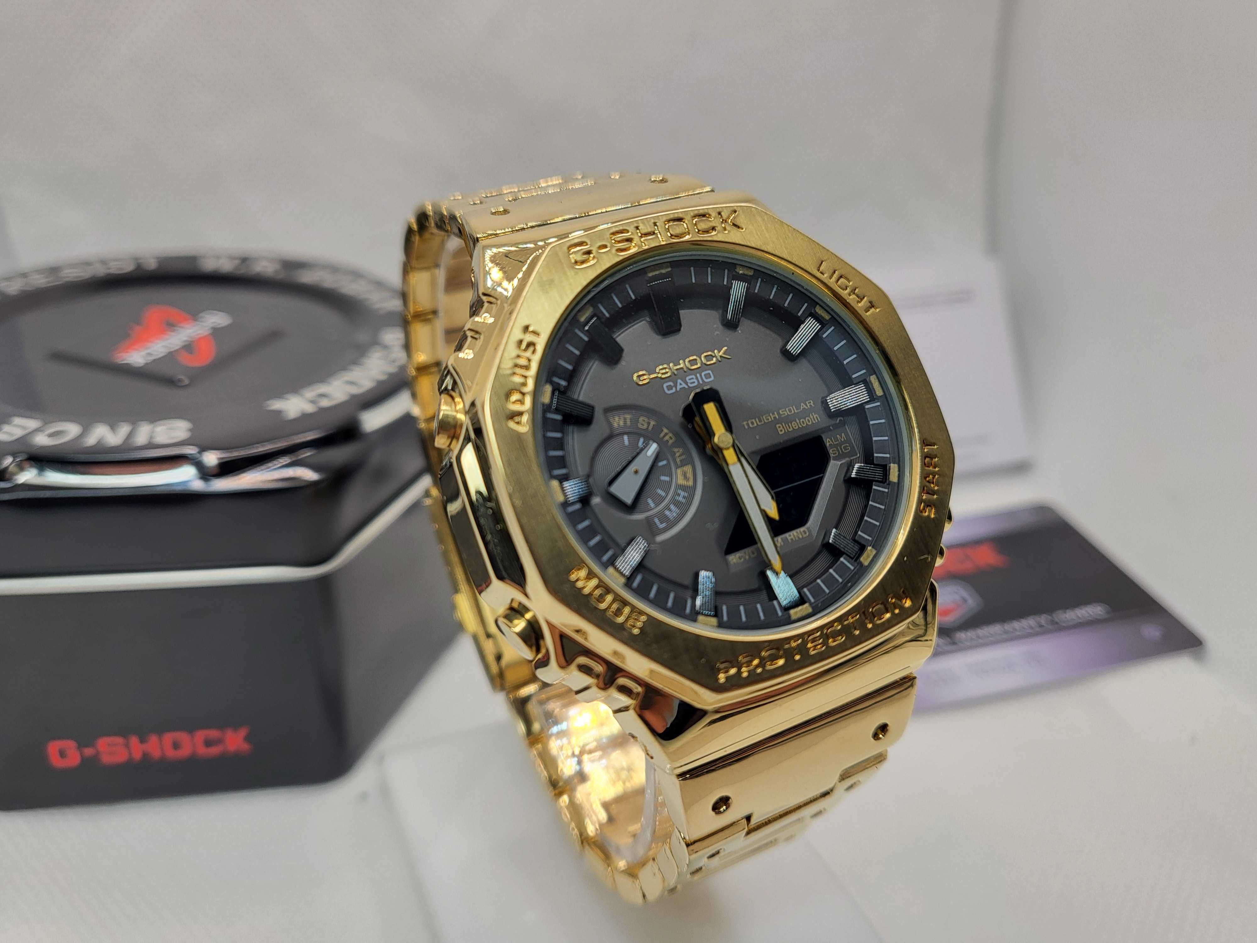 CEAS Sport Casio g shock gma 2100 . Full Gold, NOU, Garantie 2 ANI