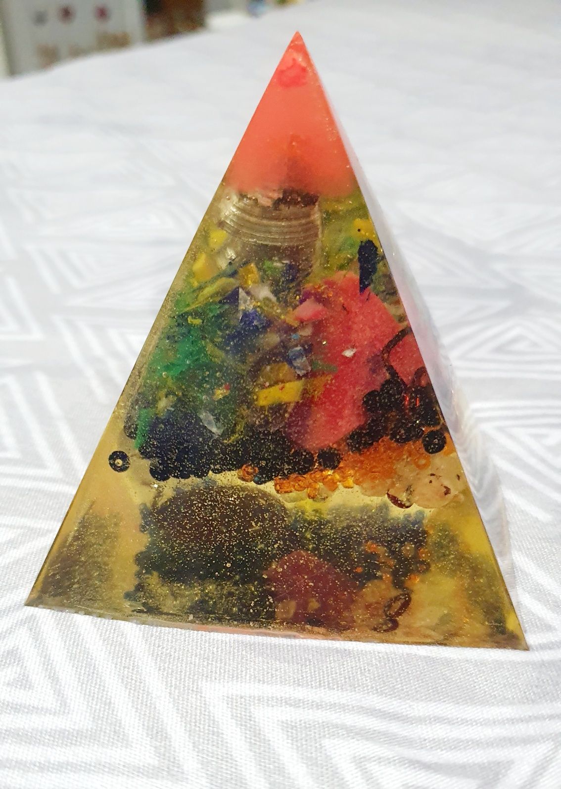 piramida  orgon 10 cm handmade