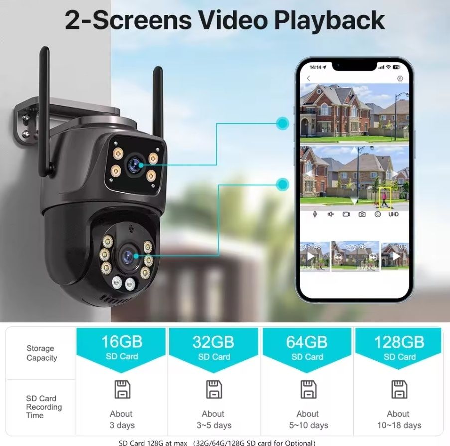 Camera Supraveghere 4K 8MP WiFi