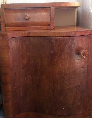 Mobila Art Deco lemn masiv cu furnir nuc