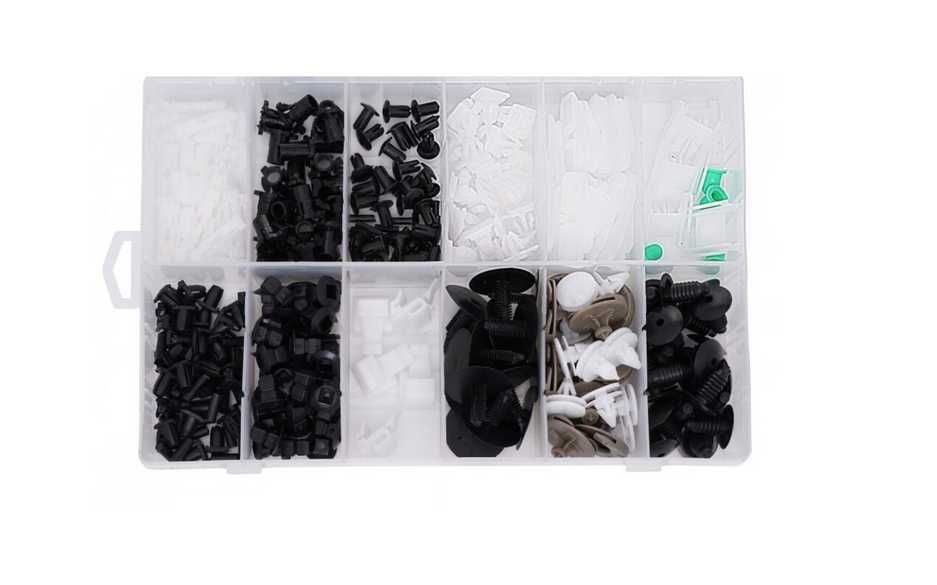 Крепежни елементи и щипки за VW кутия - 255 бр.
