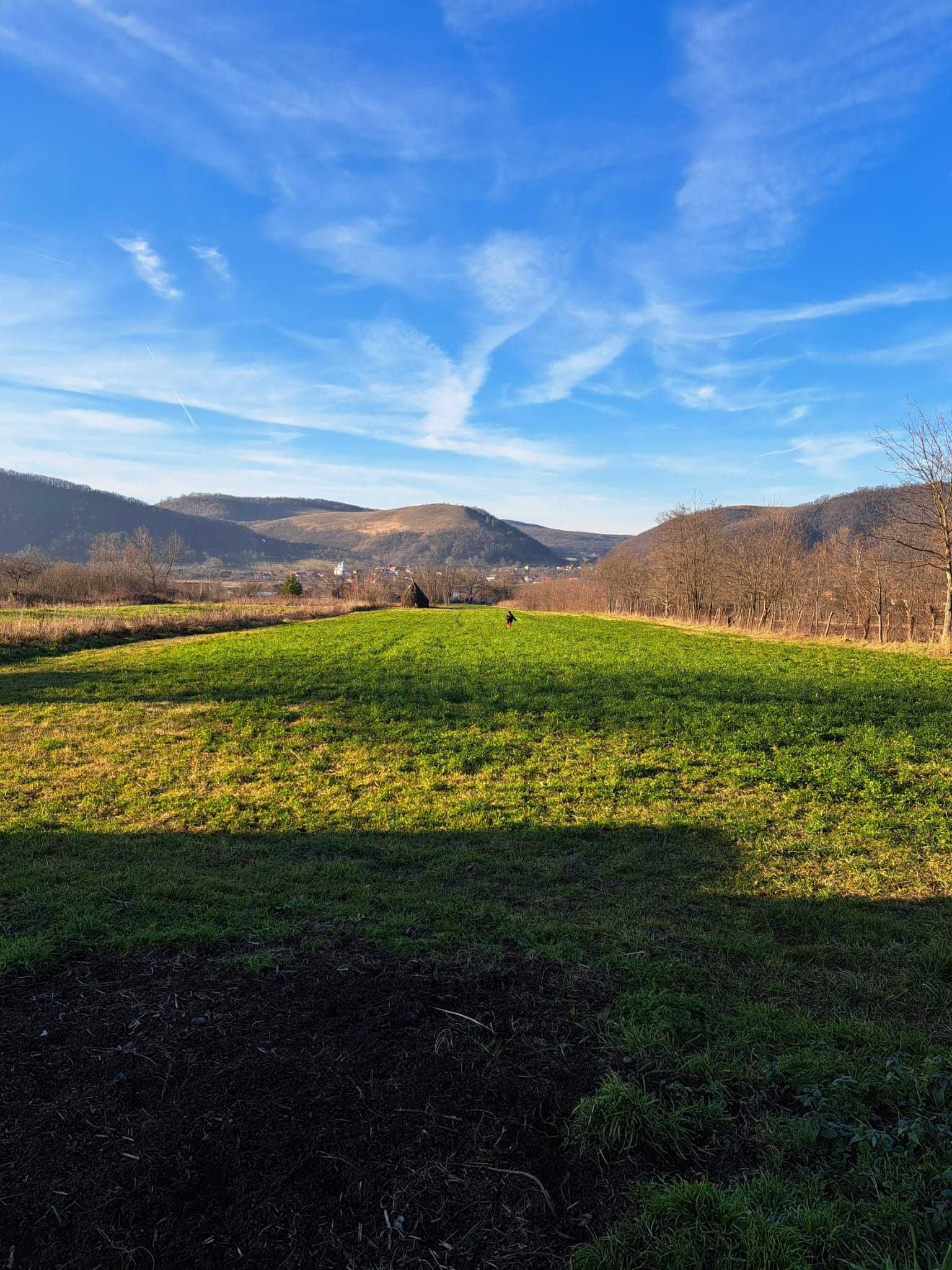 Vand teren la munte - f bun pentru casa privata/cabana (langa Hateg)