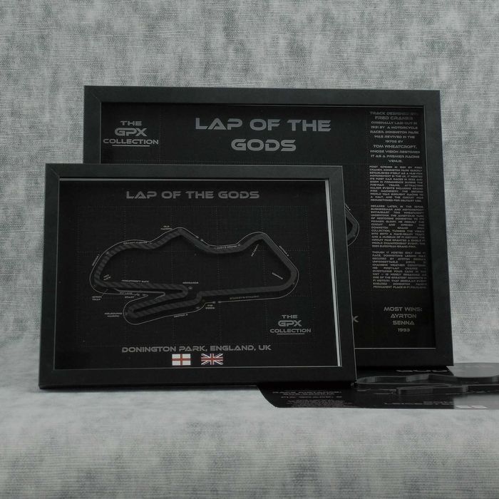 Donington Park – Hartă 3D circuit Formula 1 Europe GP • GPX Collection
