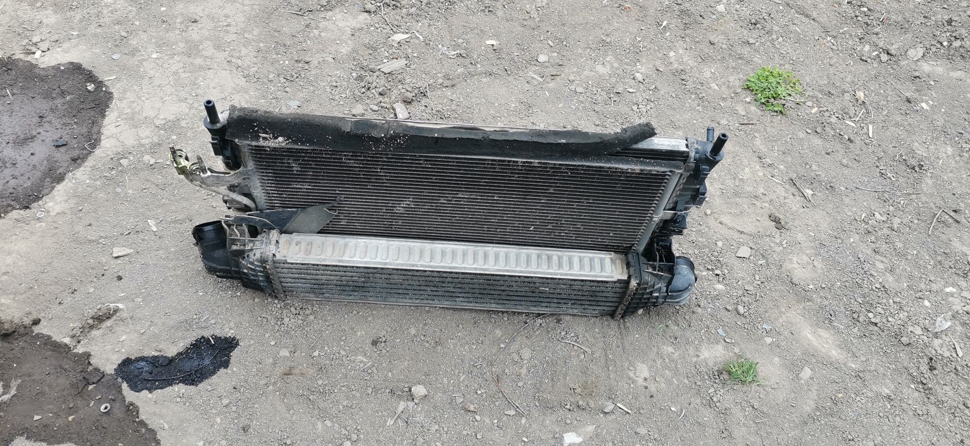 Radiator ac apa Interculer ford focus 2 din motor 1.6 tdi