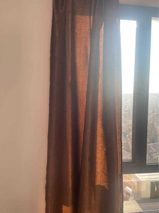 Перде/завеса тъмно кафяво