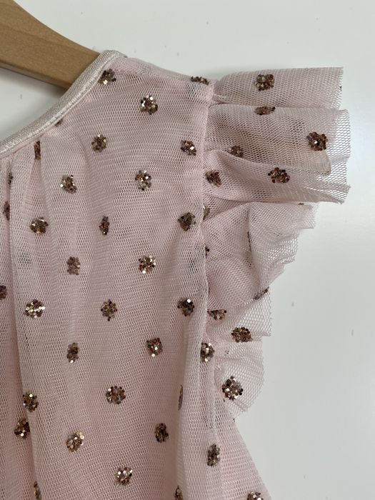 Rochie tul eleganta cu paiete, fete, H&M, 7-8 ani