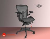 Scaun de birou Herman Miller Aeron Remastered posture fit SL marimea A