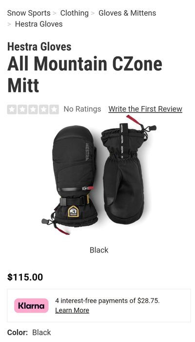 Mănuși HESTRA All Mountain Czone Mitt, snowboard, schi, nr. 5 XS-S