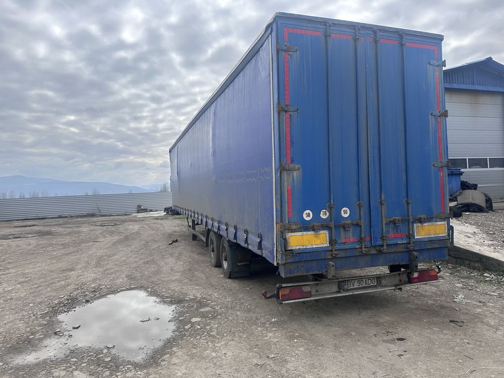 Vand semiremorca o axa (verde) si 2 axe(albastra )