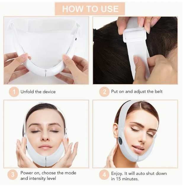 Aparat de ridicare faciala. Masaj facial, terapie cu fotoni