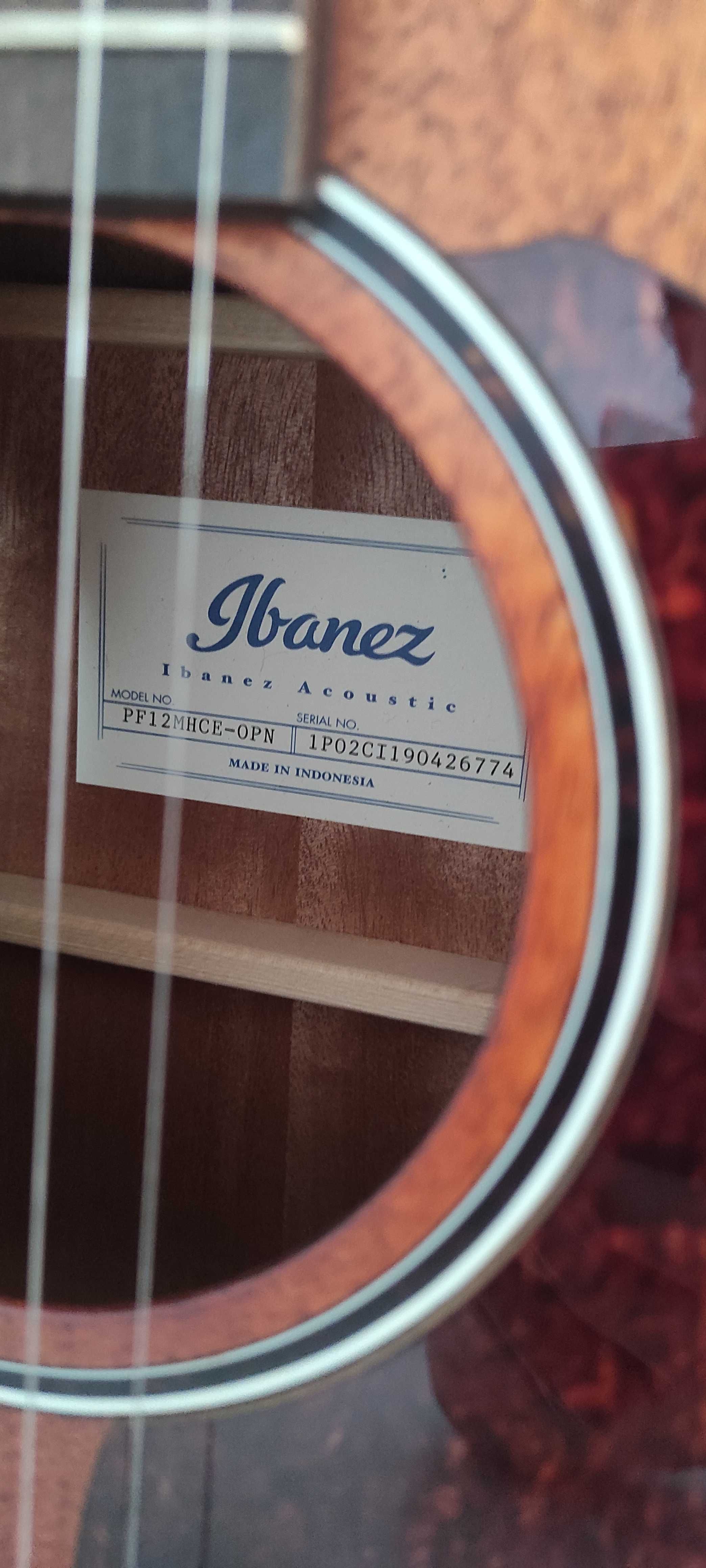 Chitară acustică electrică Ibanez - PC12MHCE Open Pore, Natural