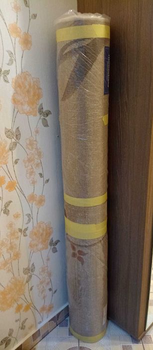 Covor mare bej cu flori