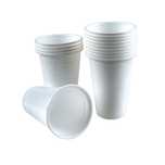 Set pahare albe unica folosinta, 200 ml, 100 buc/ set.4,50 lei en-gros