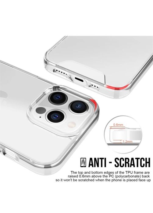 Iphone 15/15 PRO/15 PLUS/16 PRO MAX - Husa TPU Crystal Clear Safe Case