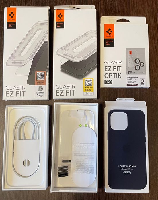 iPhone 16 pro max  256 gb Black Titanium , 100%. plus accesorii.