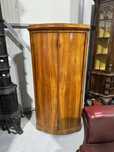 Coltar biedermeier cilindru din lemn masiv