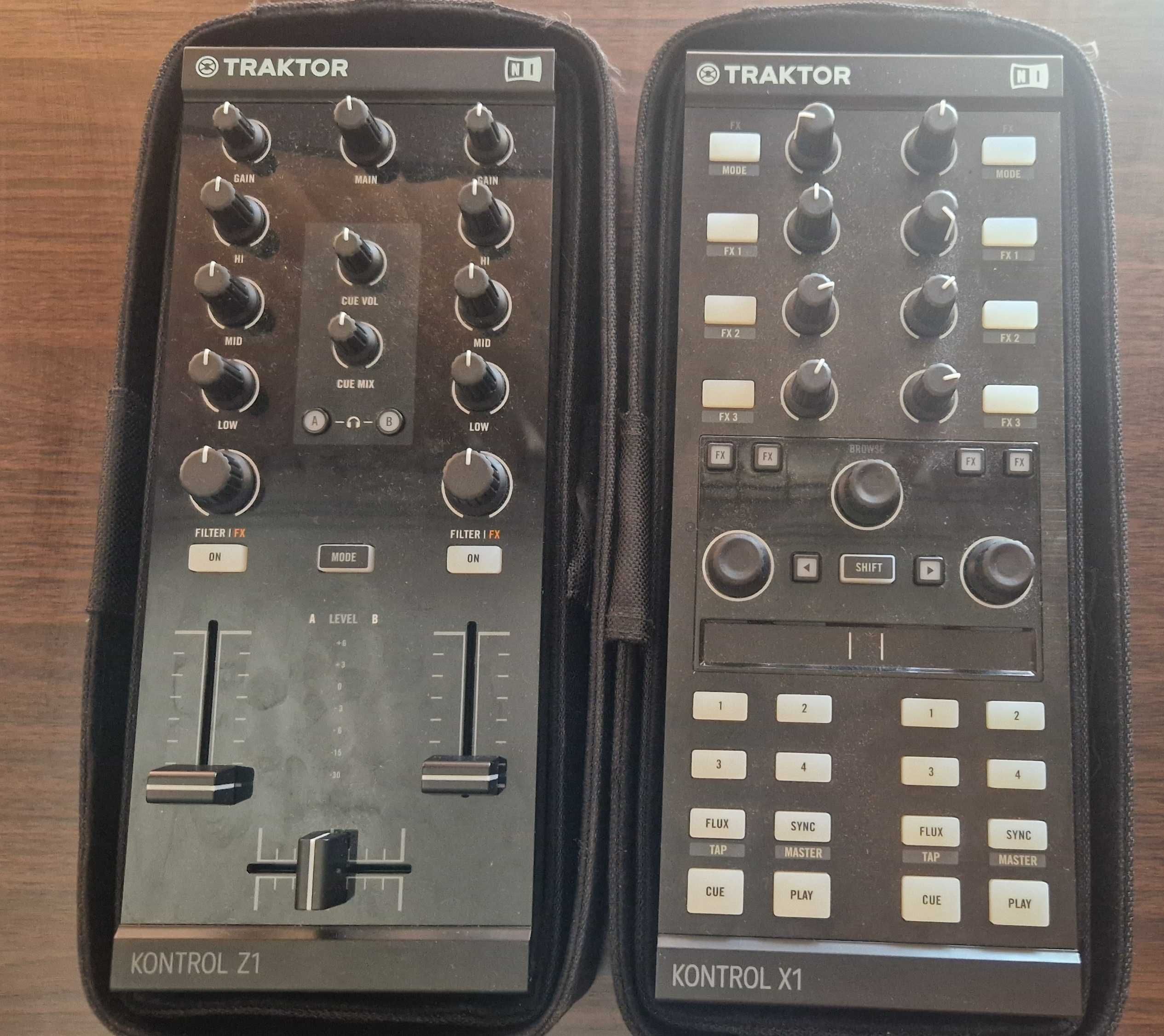 2 бр Контролери Native Instruments Traktor Z1 + X1