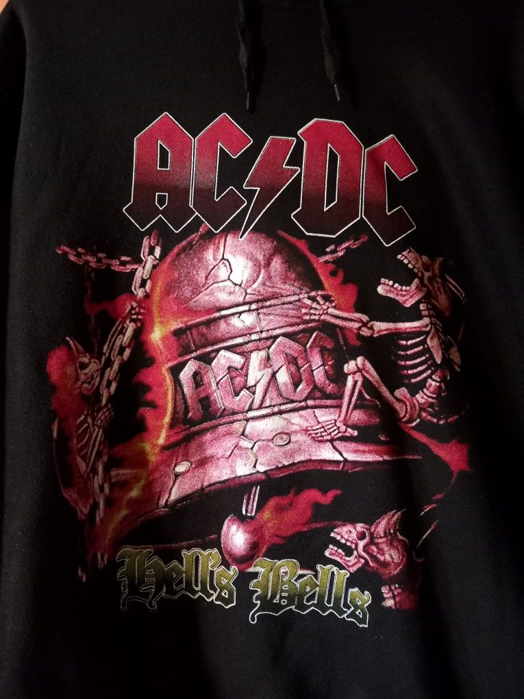 Hanorac rock,punk,gothic Ac/DC hells bells marimea L
